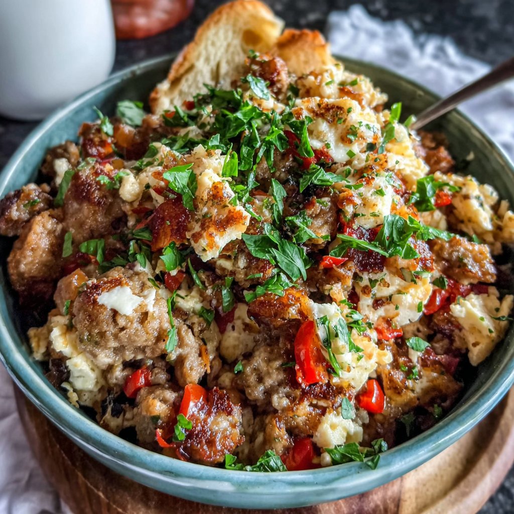 Turkey Sausage Breakfast Bowl