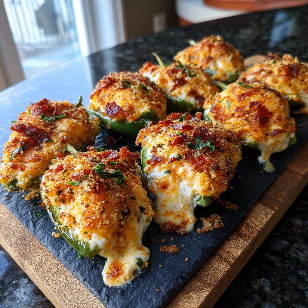 Jalapeño Popper Stuffed Peppers