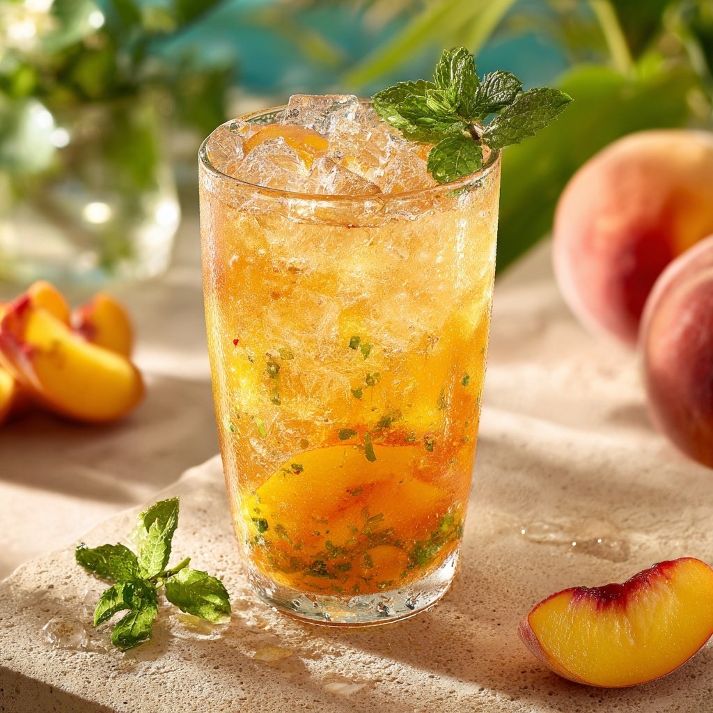 Peach Passionfruit Iced Tea