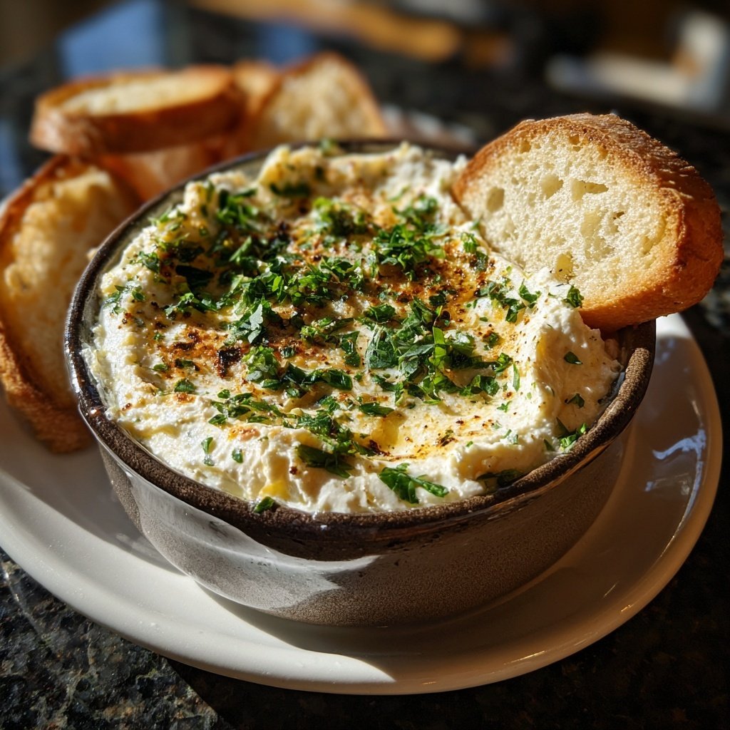 Roasted Garlic and Herb Dip
